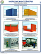 ПС51 Морские контейнеры (виды, назначение, технические характеристики) (пластик, А2, 2 листа) - Плакаты - Безопасность труда - Магазин охраны труда Протекторшоп